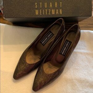 Stuart Weitzman Stunning Molded Heel Shoes/Spain/9​​​​​​​​​​​​​​​​​​​
